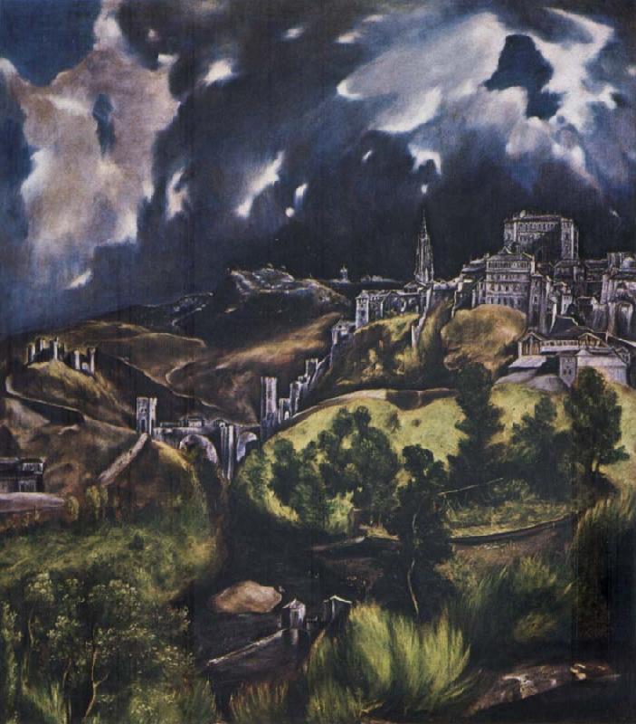El Greco View of Toledo France oil painting art